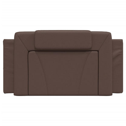 Cuscino Testiera Viana Marrone 100 cm in Similpelle | homemem39