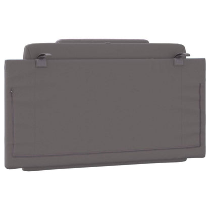 Cuscino Testiera Grigio 100 cm in Similpelle - homemem39
