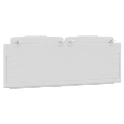 Cuscino Testiera Bianco 140 cm in Similpelle - homemem39