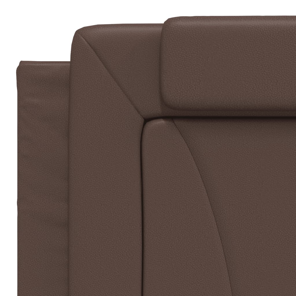 Cuscino Testiera Viana Marrone 180 cm in Similpelle | homemem39