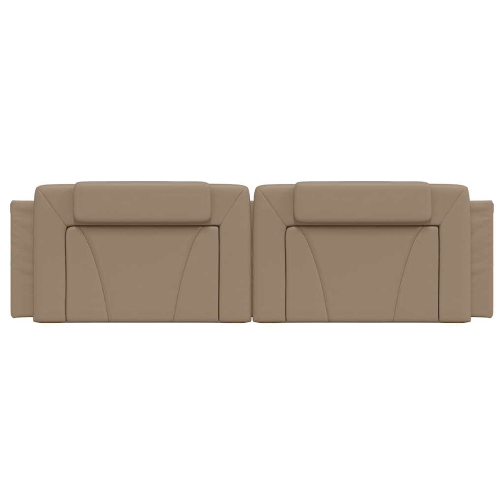 Cuscino Testiera Viana Cappuccino 180 cm in Similpelle