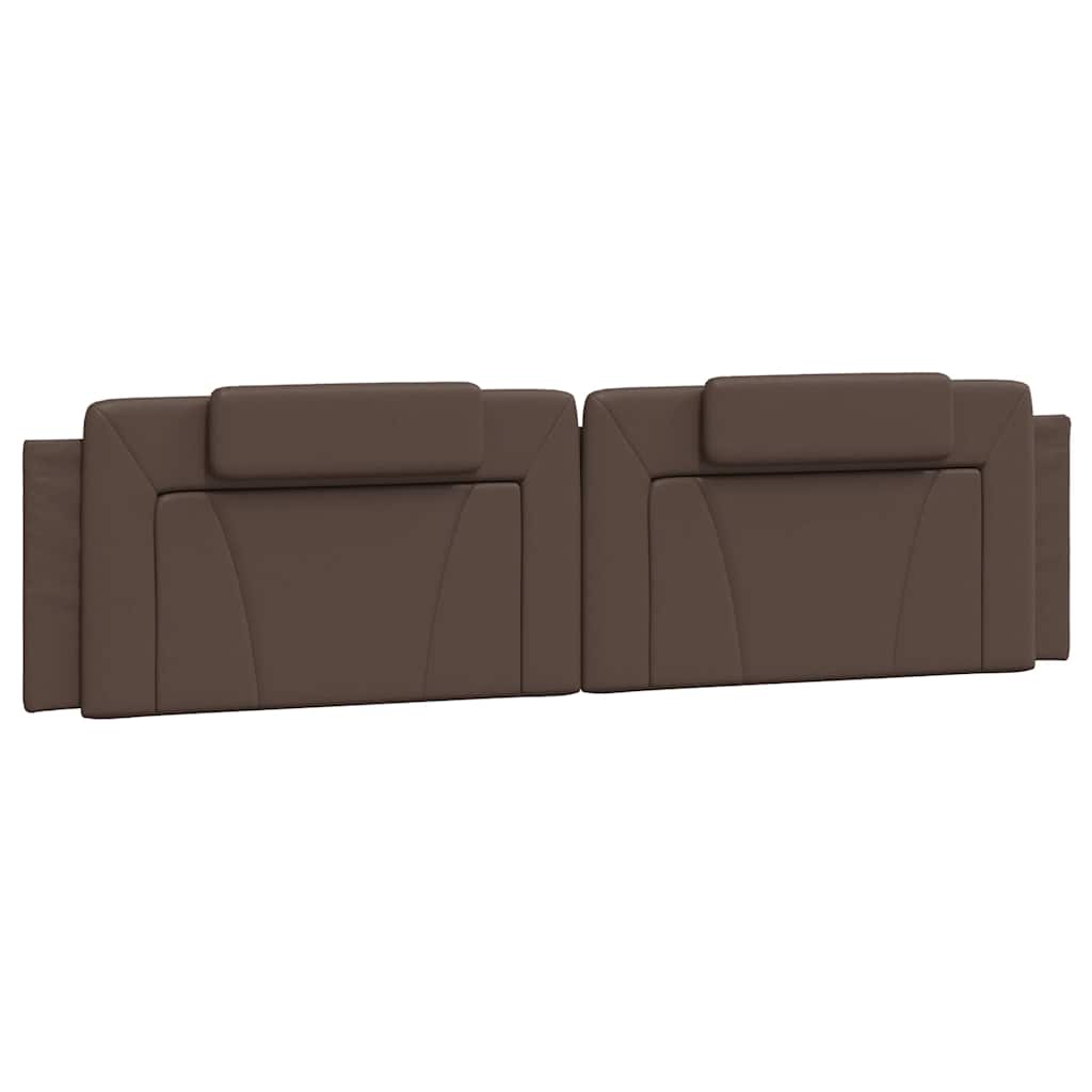 Cuscino Testiera Viana Marrone 200 cm in Similpelle | homemem39