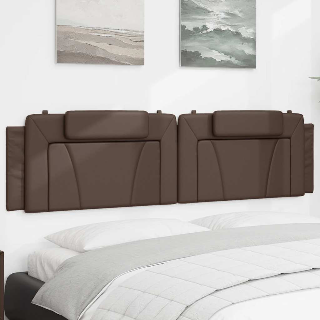 Cuscino Testiera Viana Marrone 200 cm in Similpelle | homemem39