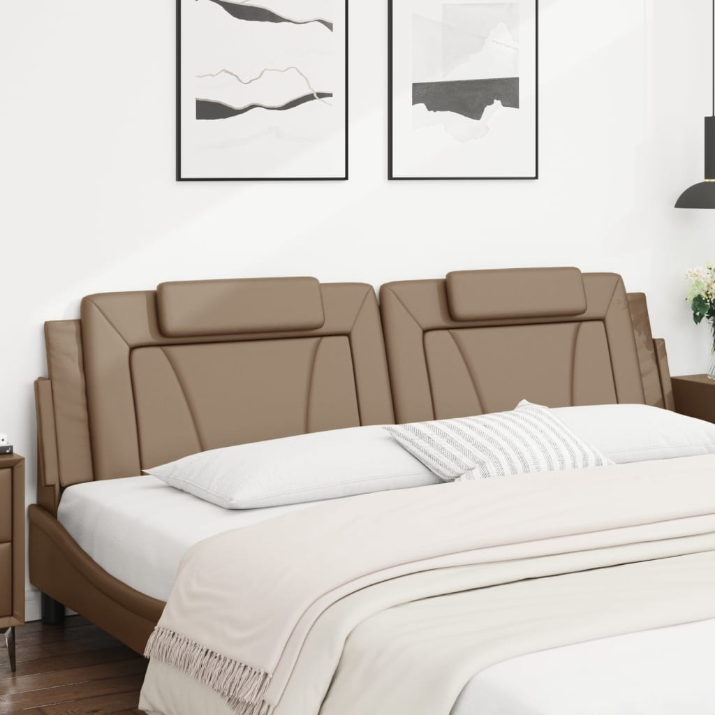 Cuscino Testiera Viana Cappuccino 200 cm in Similpelle | homemem39