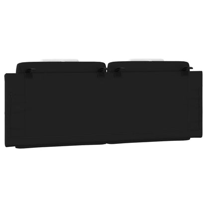 Cuscino Testiera Viana Nero e Bianco 152 cm in Similpelle