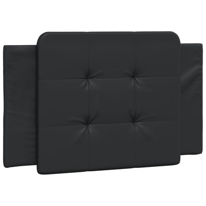 Cuscino Testiera Zadar Nero 80 cm in Similpelle | homemem39