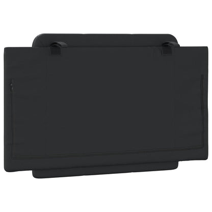 Cuscino Testiera Zadar Nero 80 cm in Similpelle | homemem39