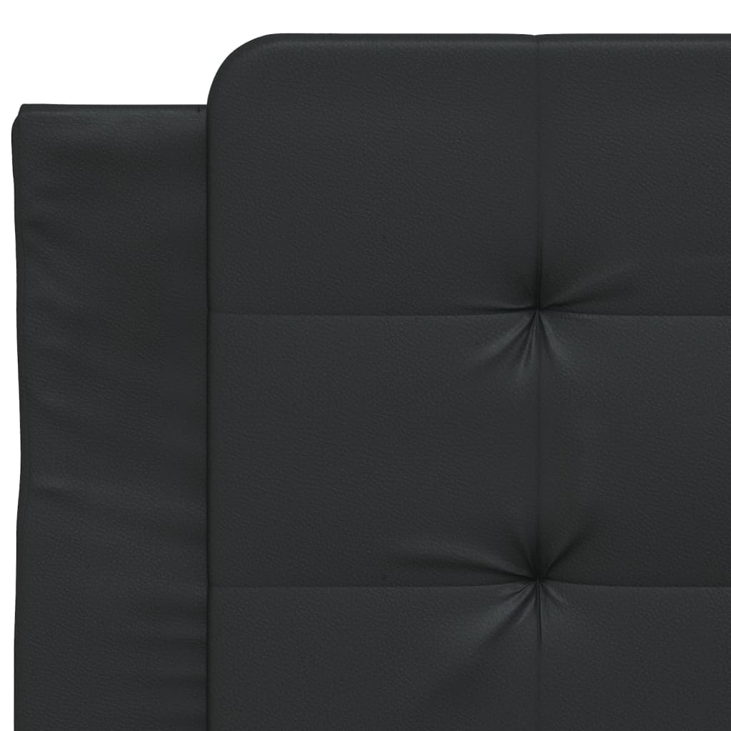 Cuscino Testiera Zadar Nero 80 cm in Similpelle | homemem39