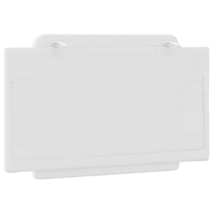 Cuscino Testiera Zadar Bianco 80 cm in Similpelle | homemem39
