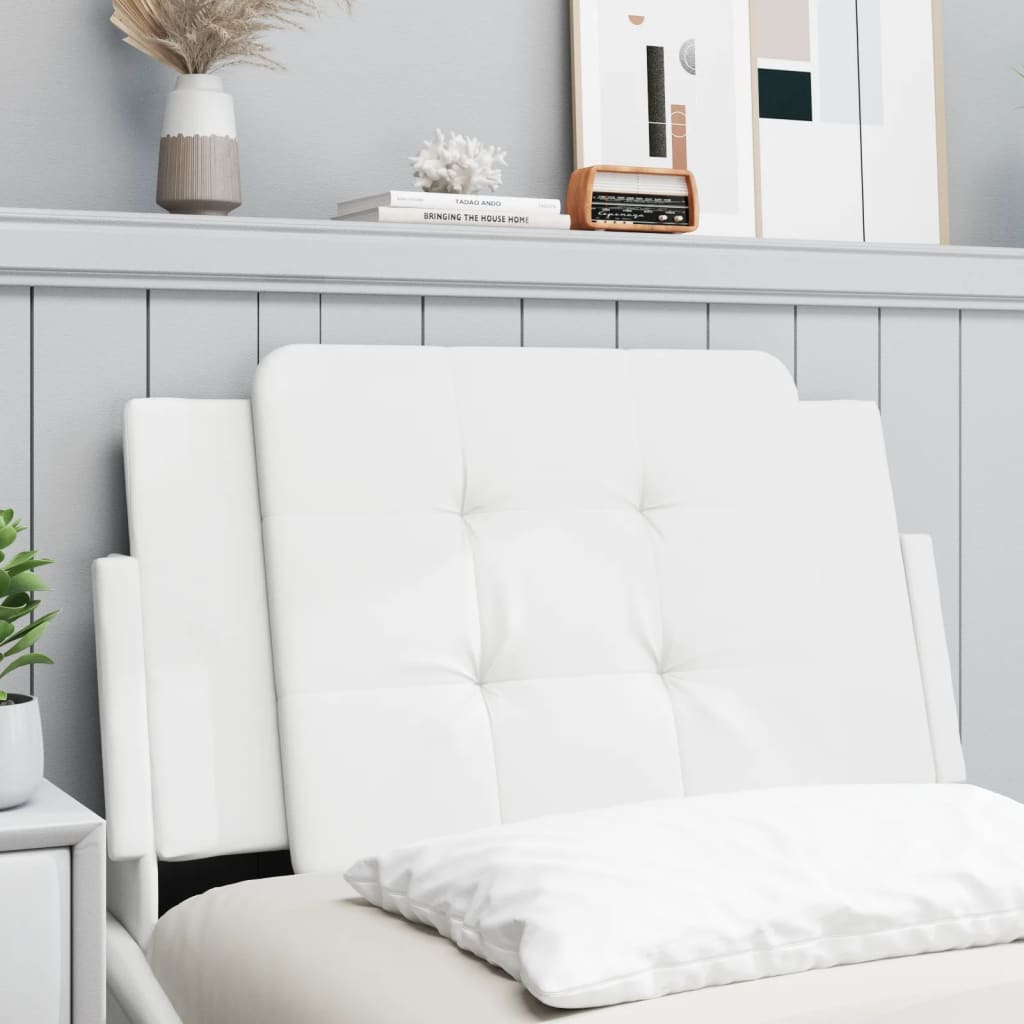 Cuscino Testiera Zadar Bianco 80 cm in Similpelle | homemem39