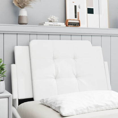 Cuscino Testiera Zadar Bianco 80 cm in Similpelle | homemem39