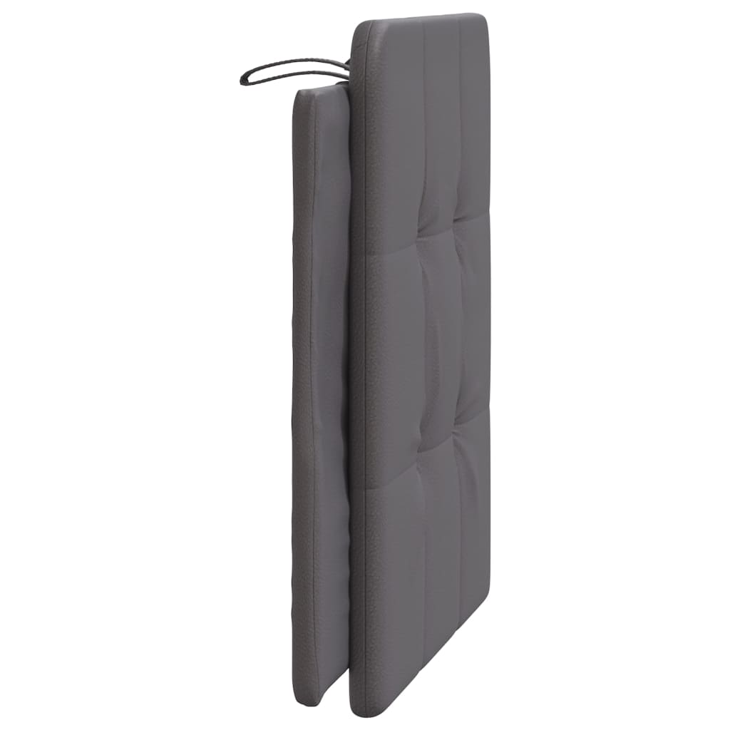 Cuscino Testiera Zadar Grigio 80 cm in Similpelle | homemem39