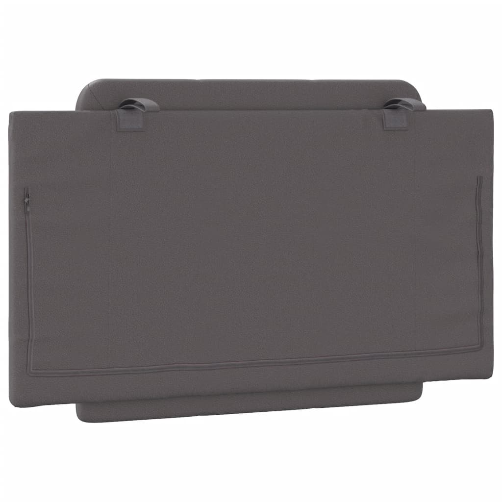 Cuscino Testiera Grigio 80 cm in Similpelle - homemem39