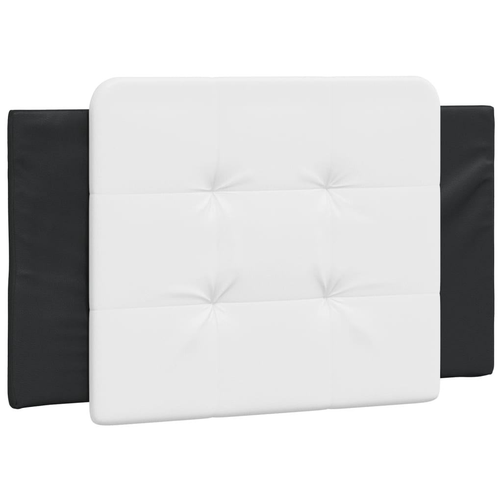 Cuscino Testiera Zadar Nero e Bianco 80 cm in Similpelle | homemem39