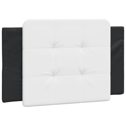 Cuscino Testiera Zadar Nero e Bianco 80 cm in Similpelle | homemem39