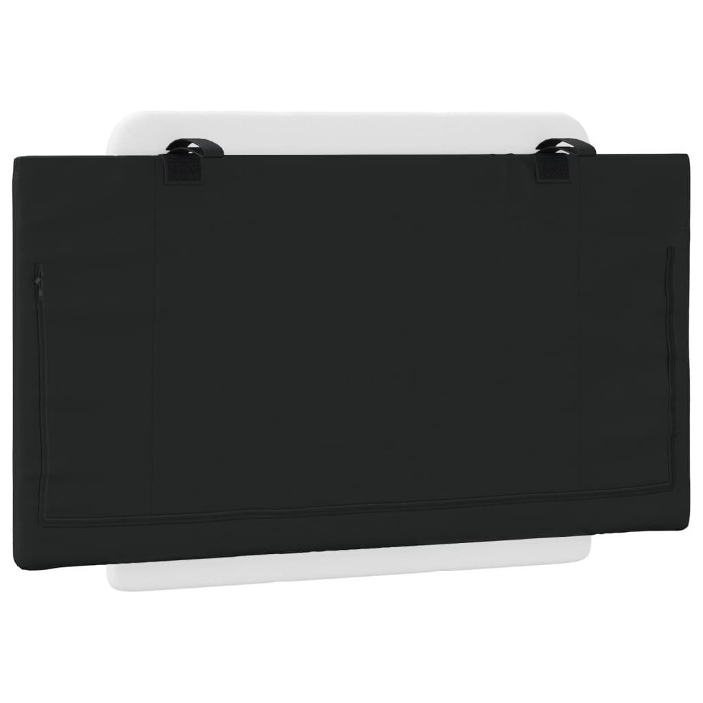 Cuscino Testiera Zadar Nero e Bianco 80 cm in Similpelle | homemem39