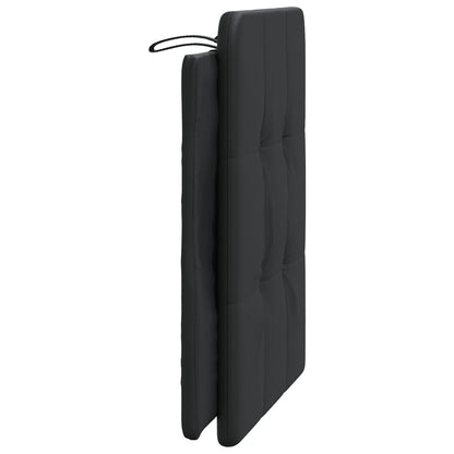 Cuscino Testiera Zadar Nero 90 cm in Similpelle | homemem39