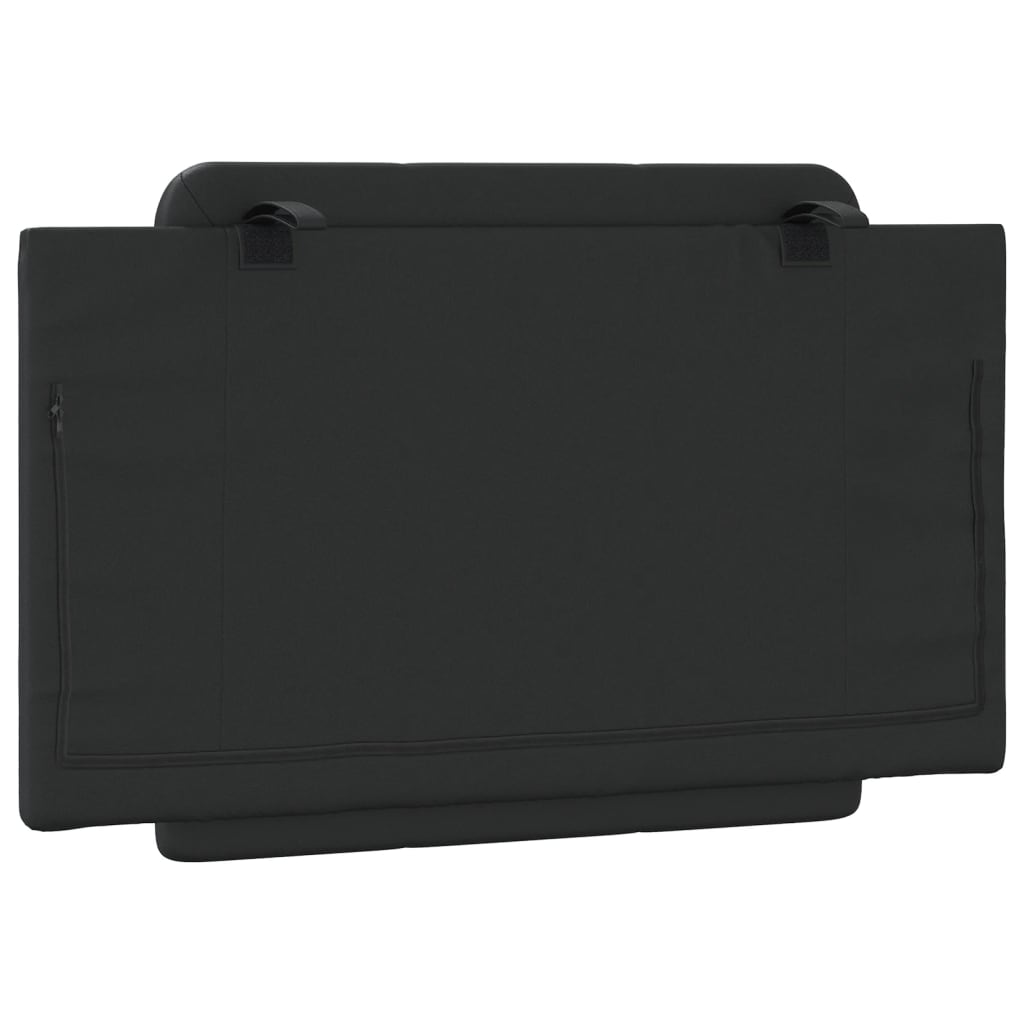 Cuscino Testiera Zadar Nero 90 cm in Similpelle | homemem39