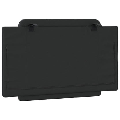 Cuscino Testiera Zadar Nero 90 cm in Similpelle | homemem39