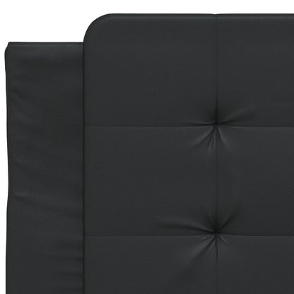 Cuscino Testiera Zadar Nero 90 cm in Similpelle | homemem39