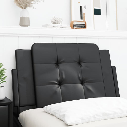 Cuscino Testiera Zadar Nero 90 cm in Similpelle | homemem39