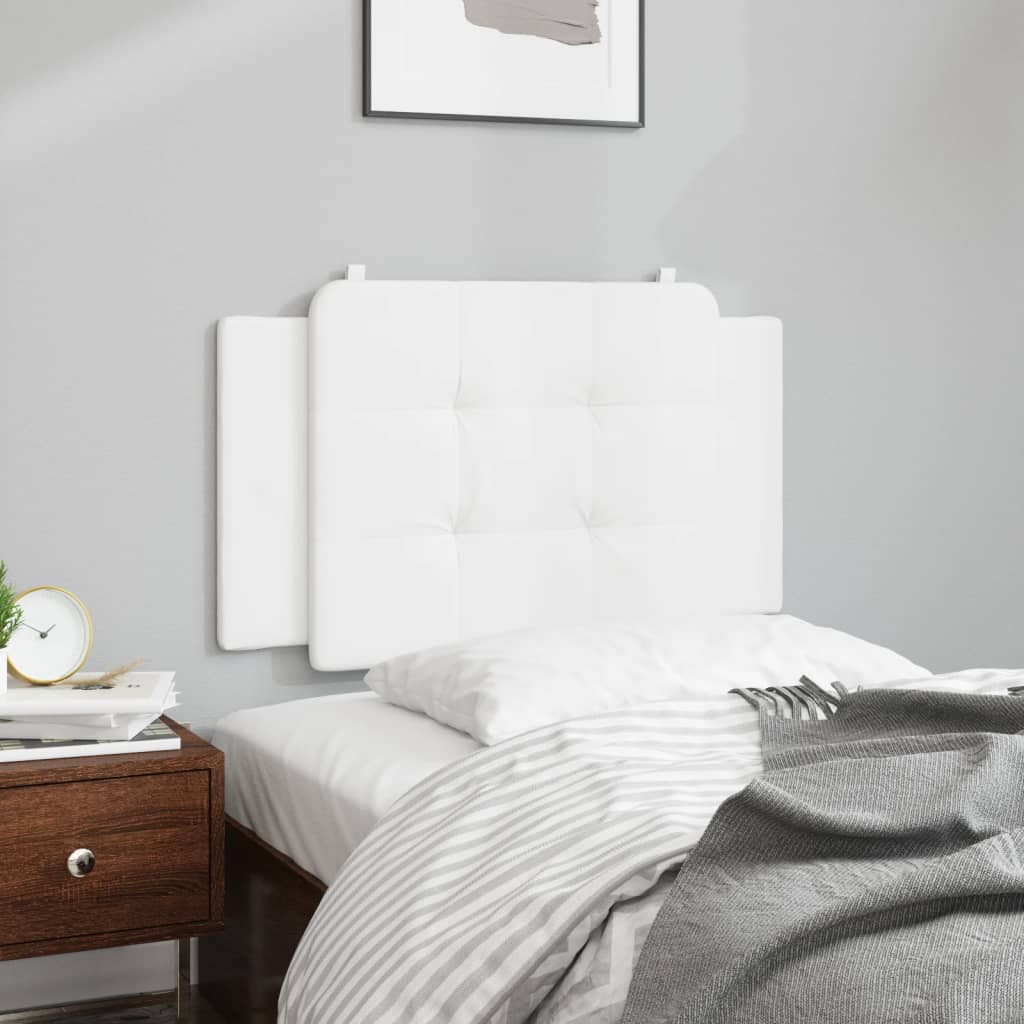Cuscino Testiera Zadar Bianco 90 cm in Similpelle | homemem39