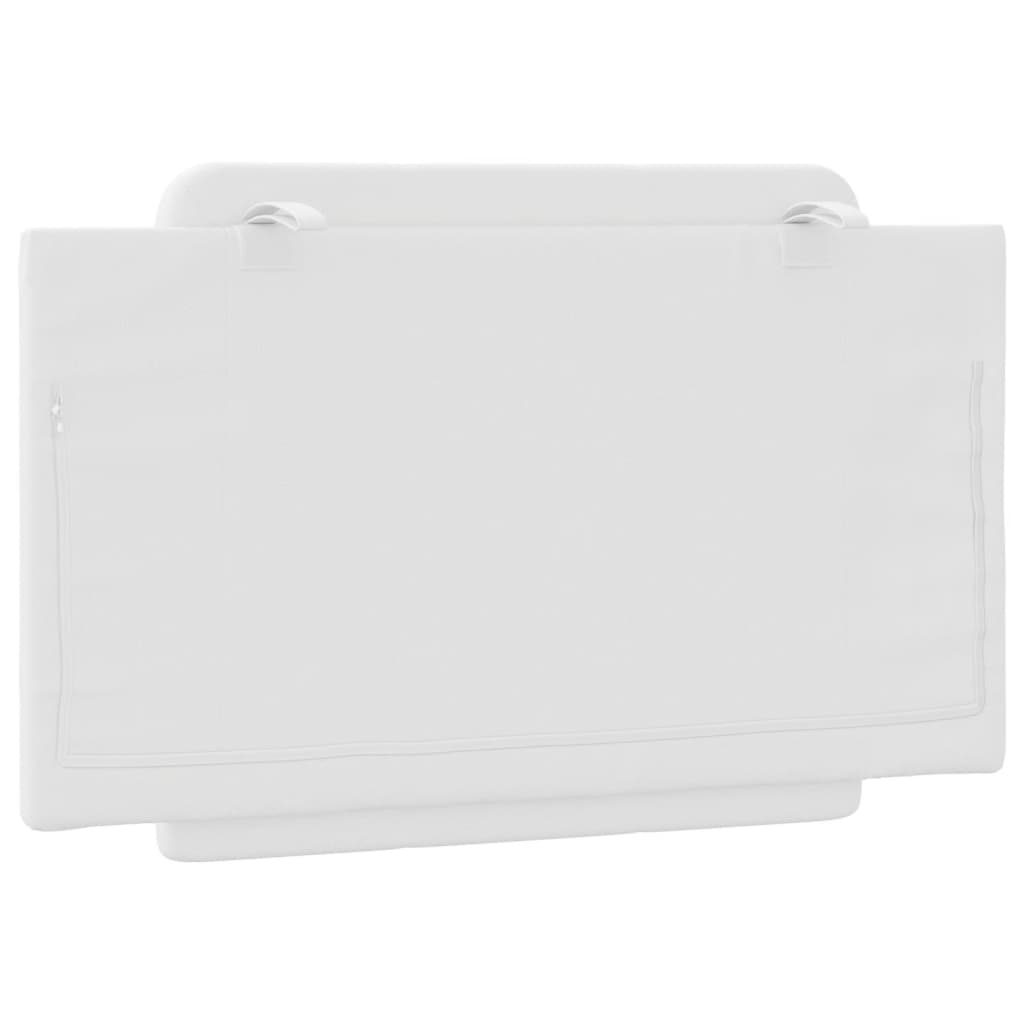 Cuscino Testiera Zadar Bianco 90 cm in Similpelle | homemem39
