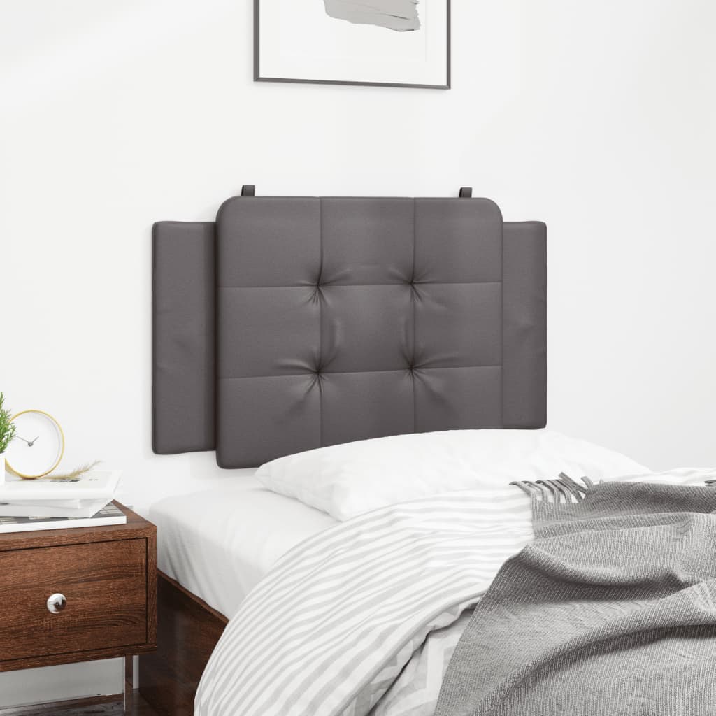 Cuscino Testiera Zadar Grigio 90 cm in Similpelle | homemem39