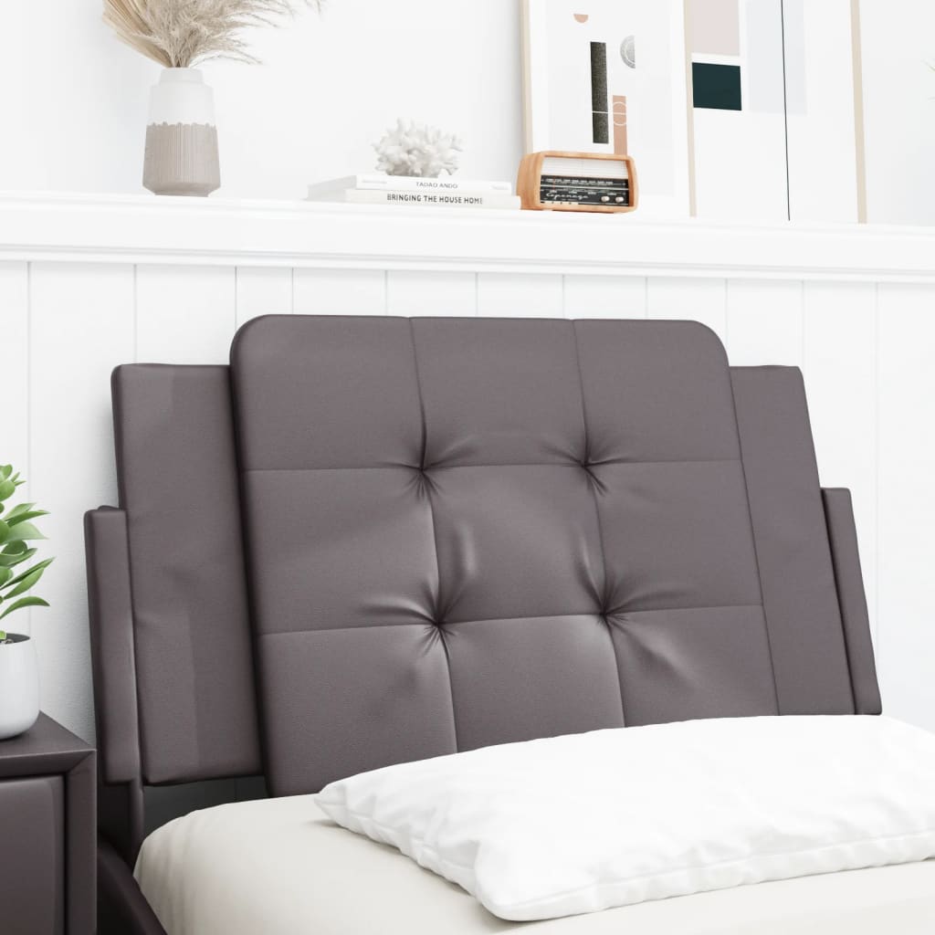 Cuscino Testiera Zadar Grigio 90 cm in Similpelle | homemem39