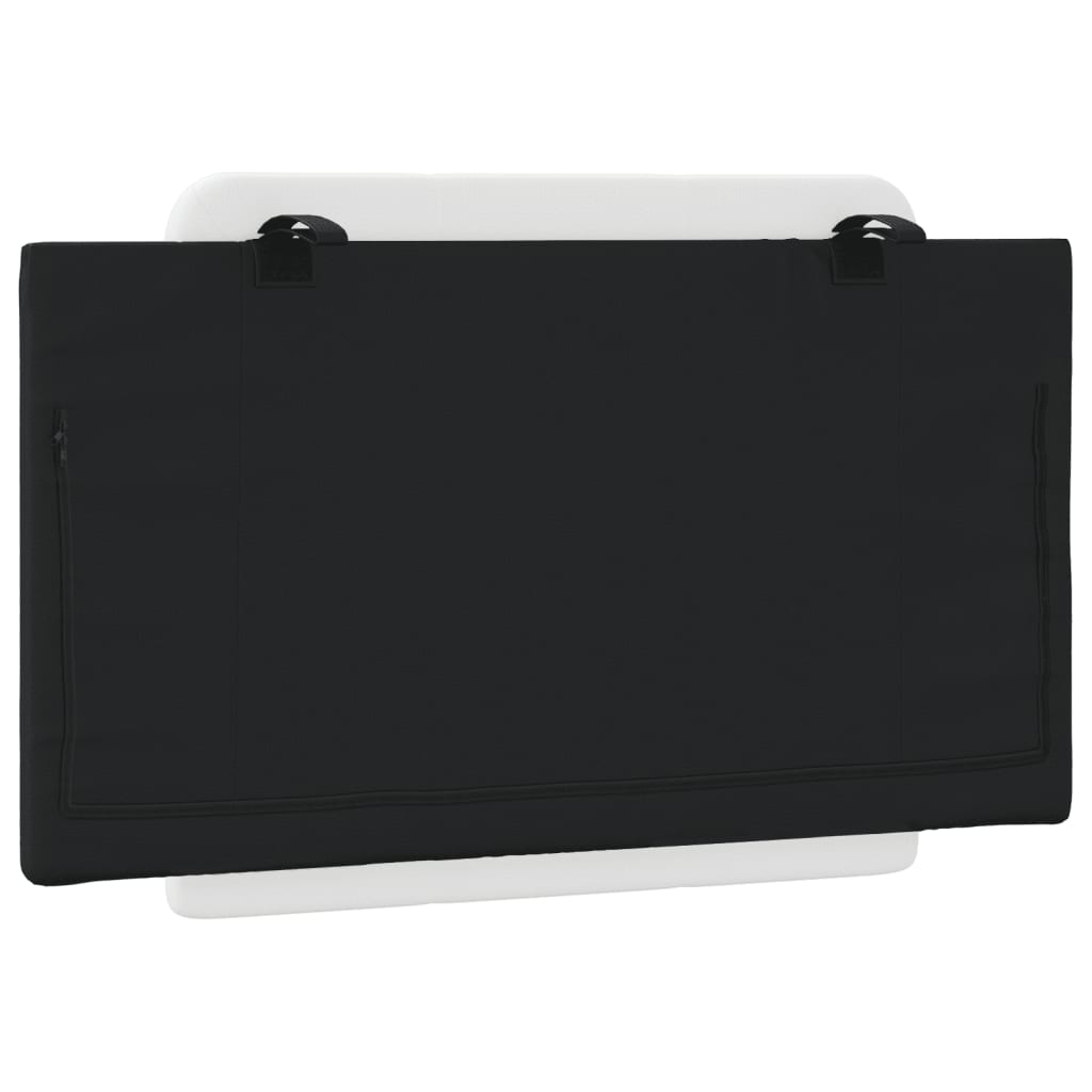 Cuscino Testiera Zadar Nero e Bianco 90 cm in Similpelle