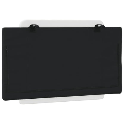 Cuscino Testiera Zadar Nero e Bianco 90 cm in Similpelle