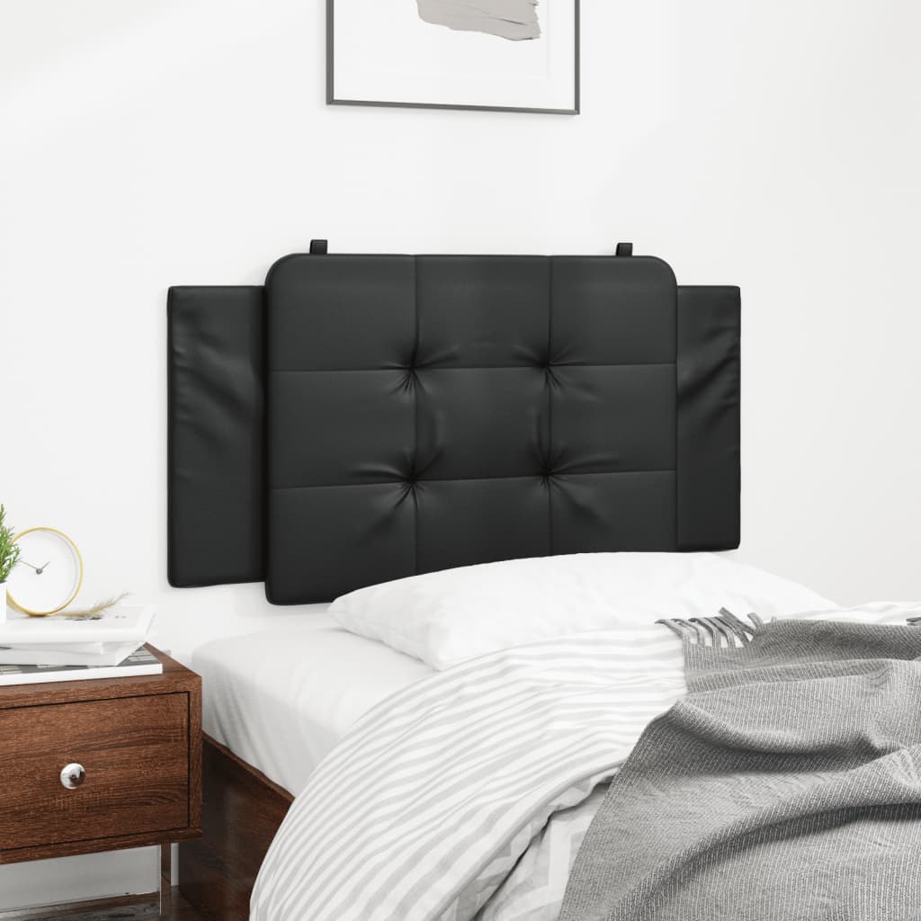 Cuscino Testiera Zadar Nero 100 cm in Similpelle | homemem39