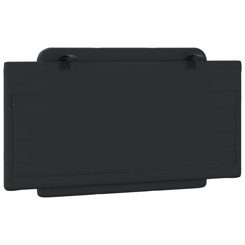 Cuscino Testiera Zadar Nero 100 cm in Similpelle | homemem39