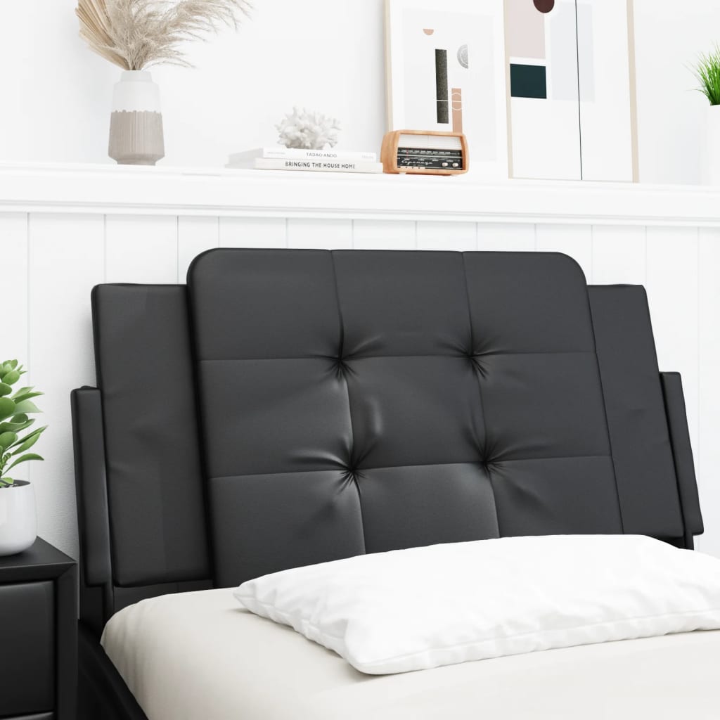 Cuscino Testiera Zadar Nero 100 cm in Similpelle | homemem39