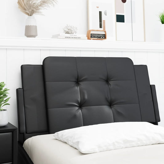 Cuscino Testiera Zadar Nero 100 cm in Similpelle | homemem39
