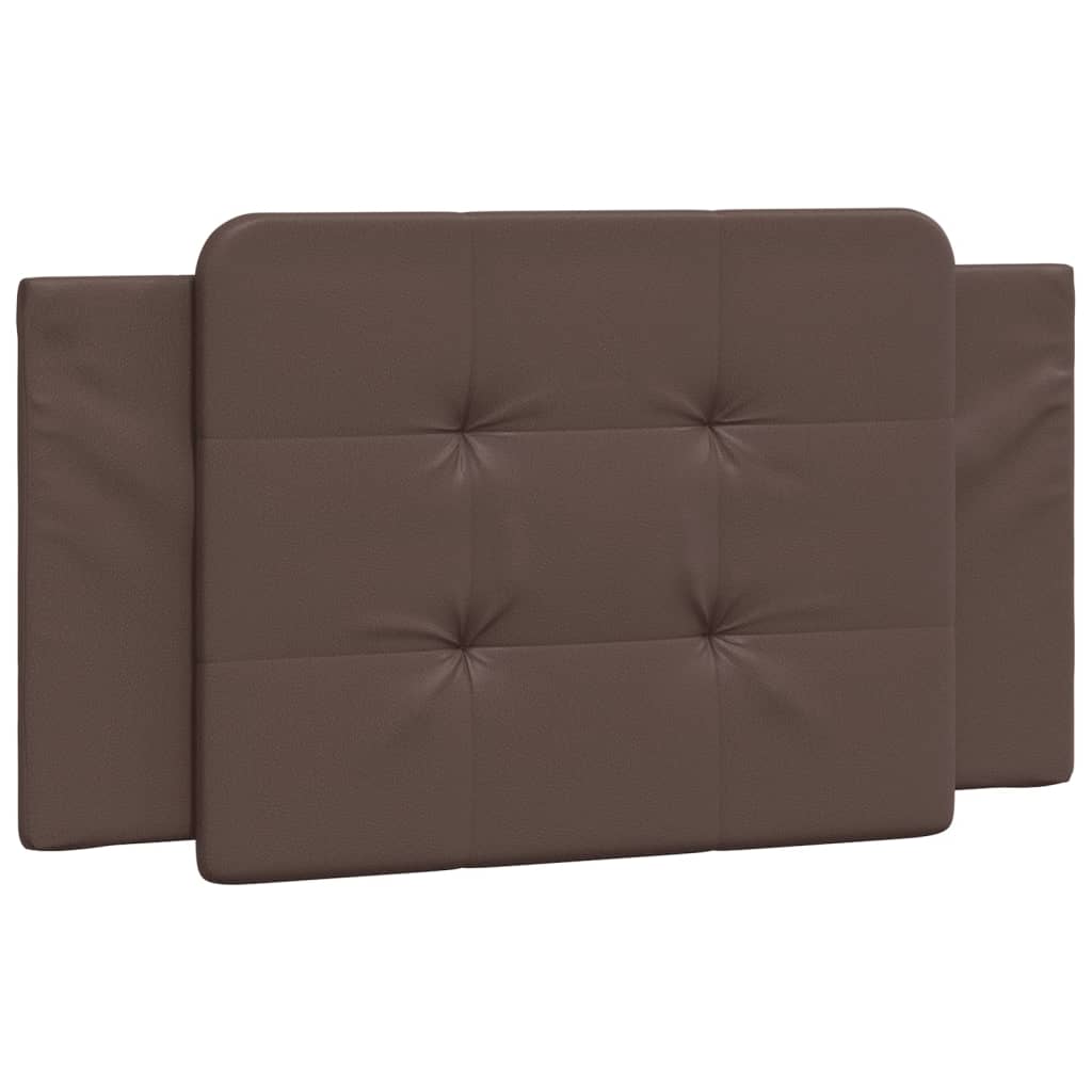 Cuscino Testiera Zadar Marrone 100 cm in Similpelle