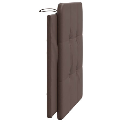 Cuscino Testiera Marrone 100 cm in Similpelle - homemem39