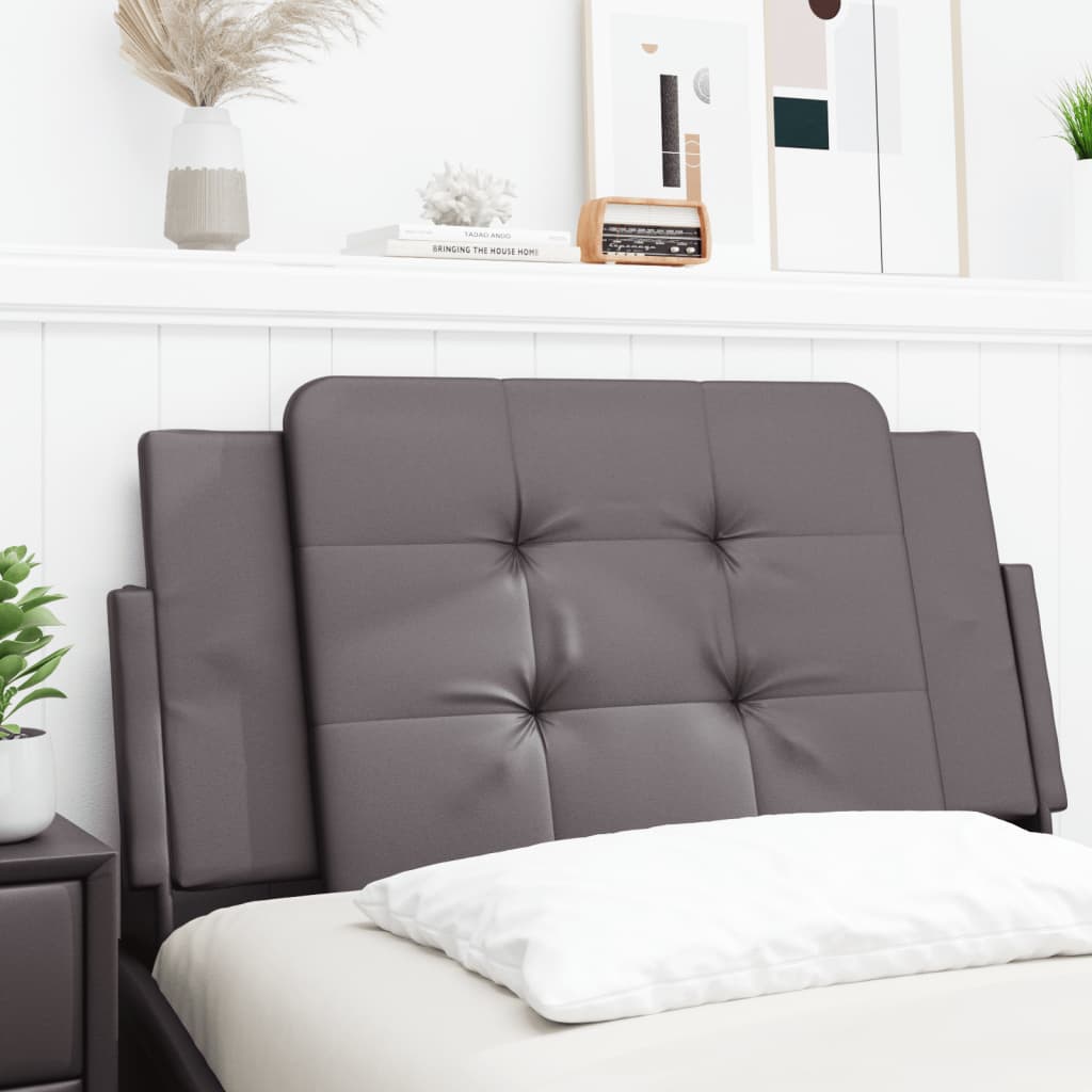 Cuscino Testiera Zadar Grigio 100 cm in Similpelle | homemem39