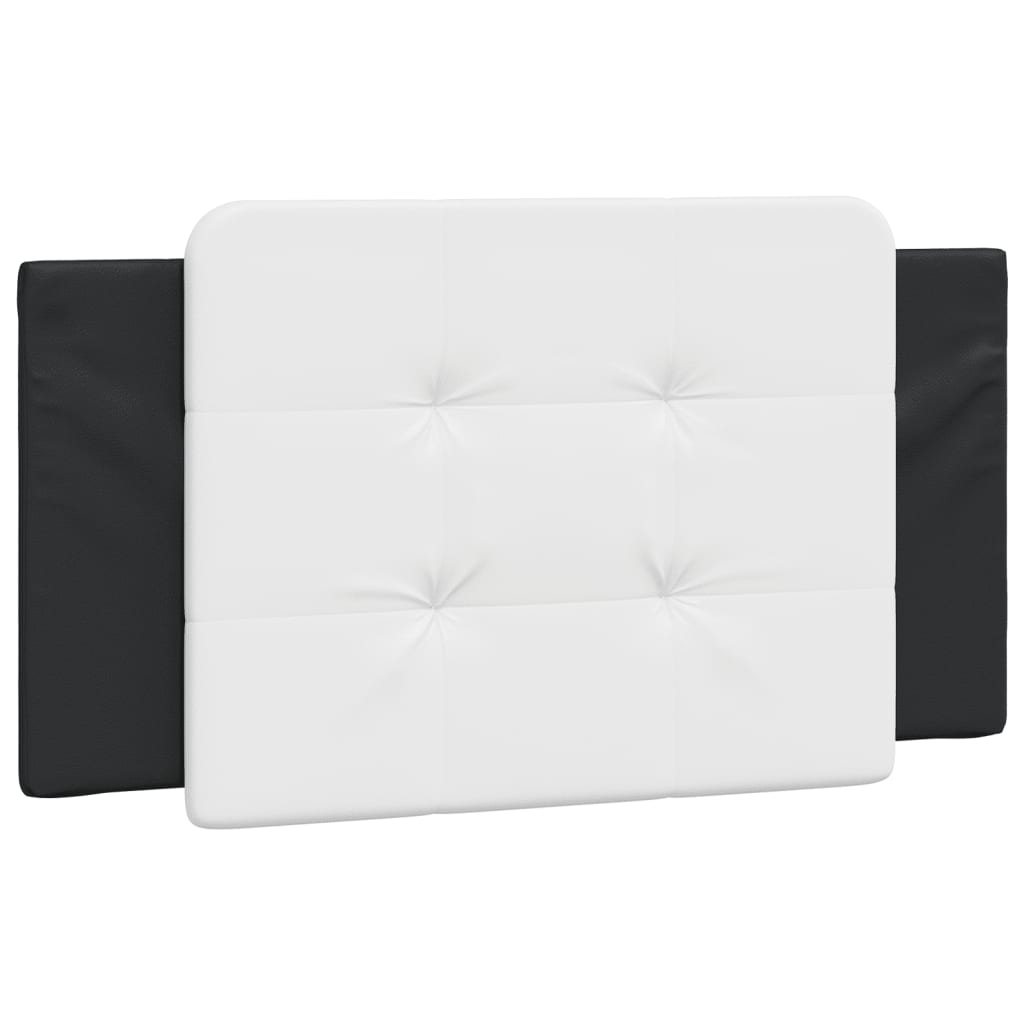 Cuscino Testiera Zadar Nero e Bianco 100 cm in Similpelle | homemem39