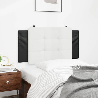 Cuscino Testiera Zadar Nero e Bianco 100 cm in Similpelle | homemem39