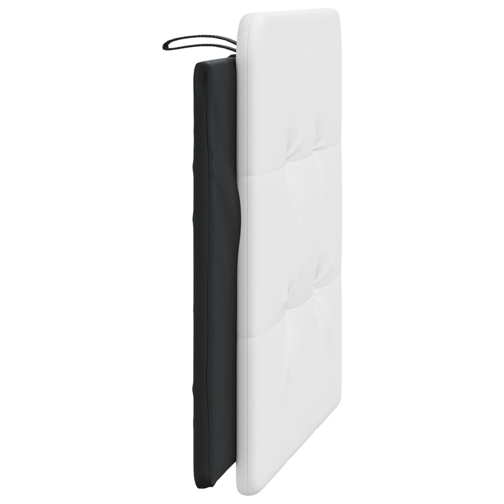 Cuscino Testiera Zadar Nero e Bianco 100 cm in Similpelle | homemem39