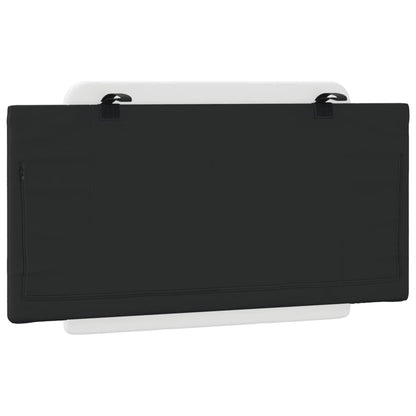 Cuscino Testiera Zadar Nero e Bianco 100 cm in Similpelle | homemem39
