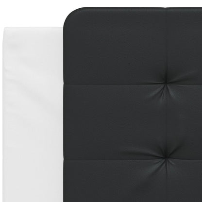 Cuscino Testiera Zadar Nero e Bianco 100 cm in Similpelle