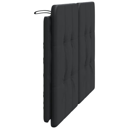 Cuscino Testiera Zadar Nero 120 cm in Similpelle