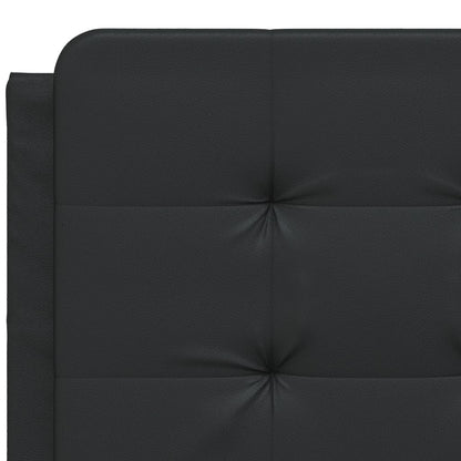 Cuscino Testiera Nero 120 cm in Similpelle - homemem39