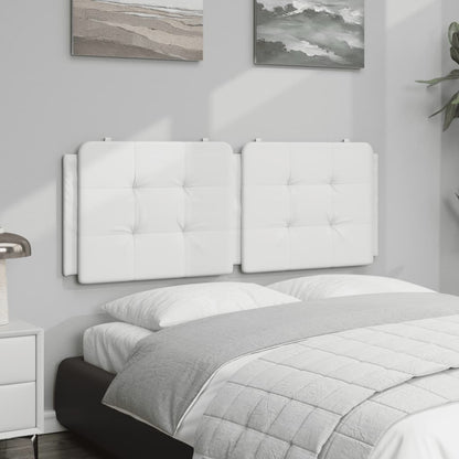 Cuscino Testiera Zadar Bianco 120 cm in Similpelle | homemem39