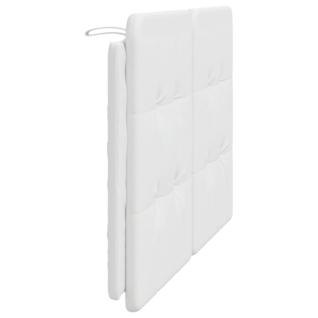 Cuscino Testiera Bianco 120 cm in Similpelle - homemem39