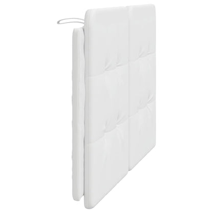Cuscino Testiera Bianco 120 cm in Similpelle - homemem39