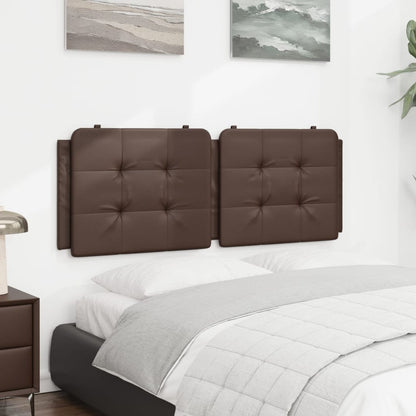 Cuscino Testiera Zadar Marrone 120 cm in Similpelle | homemem39