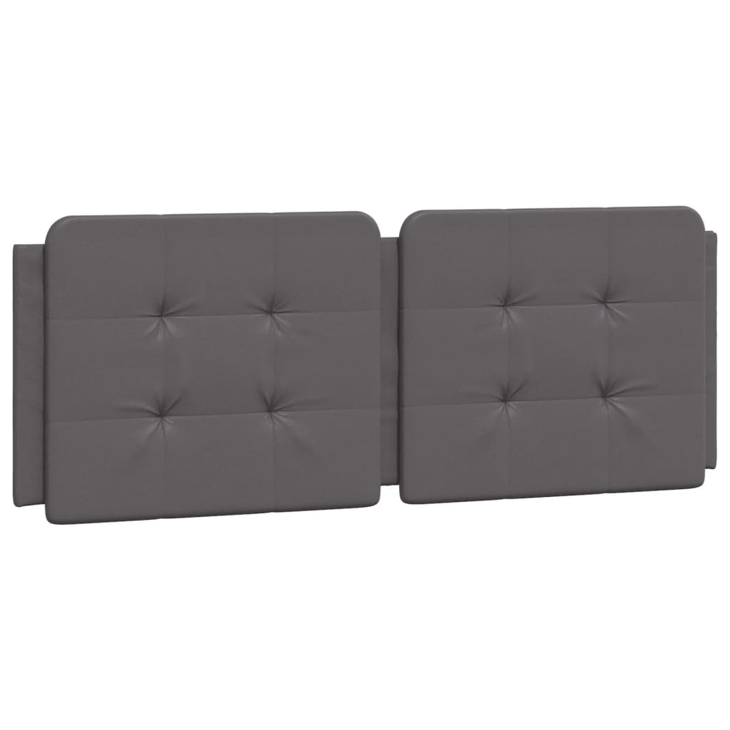 Cuscino Testiera Zadar Grigio 120 cm in Similpelle | homemem39